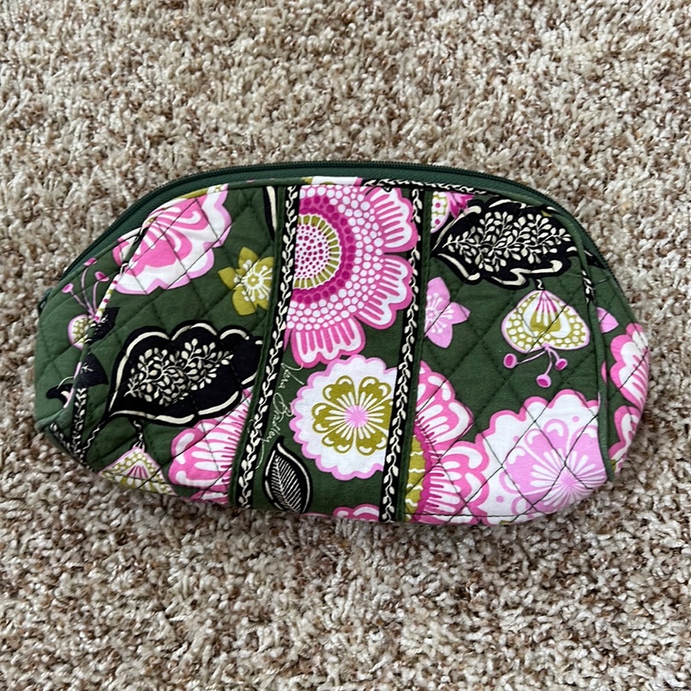 Vera Bradley Olivia Pinks makeup bag
